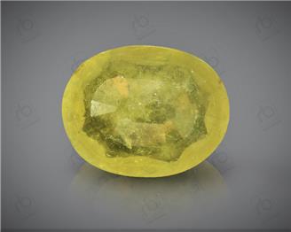 Natural Heated & Treated Yellow Sapphire Certified 3.90 (CTS) ( 71836 )